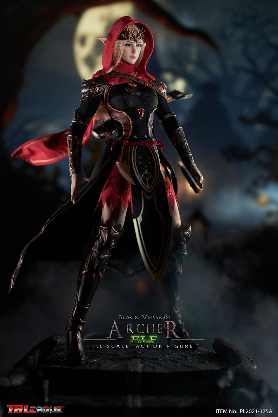 Elf Archer (Black) 1/6
