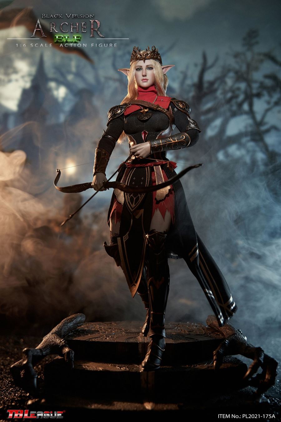 Elf Archer (Black) 1/6