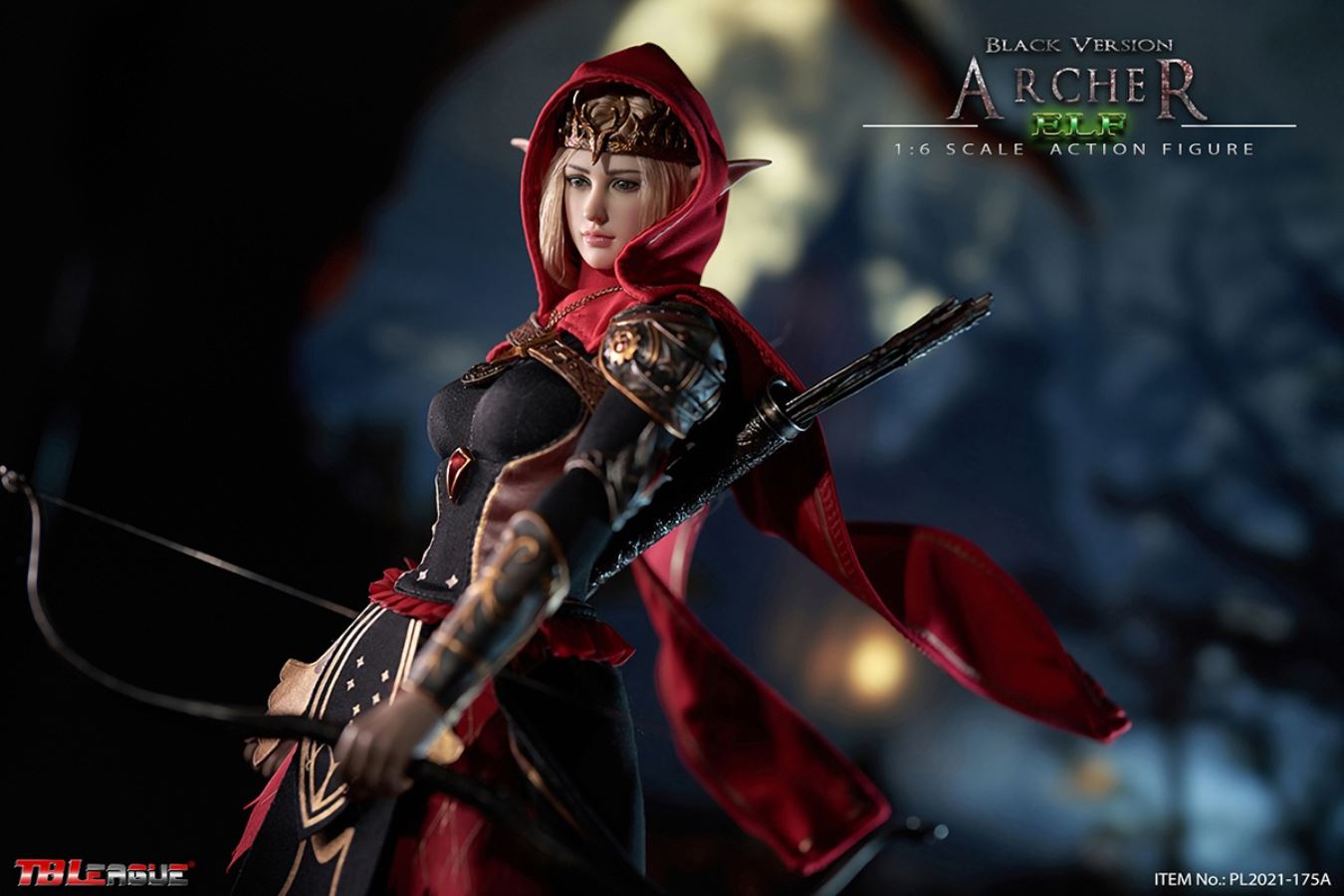 Elf Archer (Black) 1/6