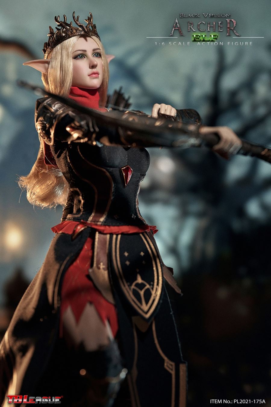 Elf Archer (Black) 1/6