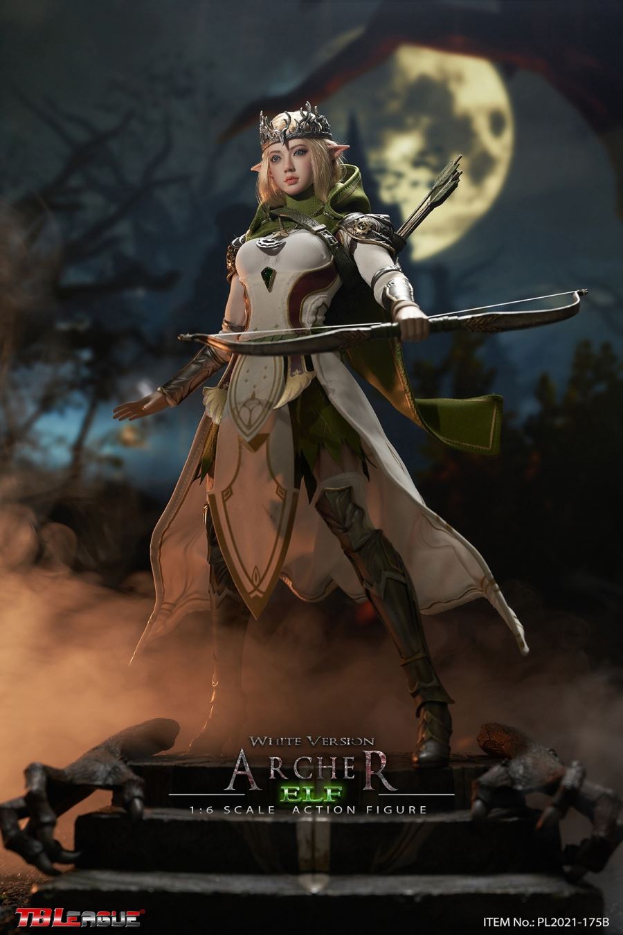 Elf Archer (White) 1/6