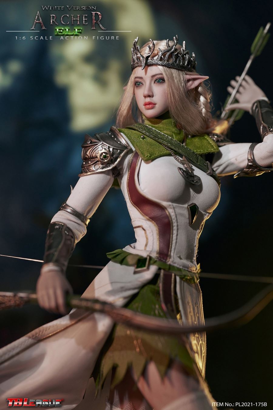 Elf Archer (White) 1/6