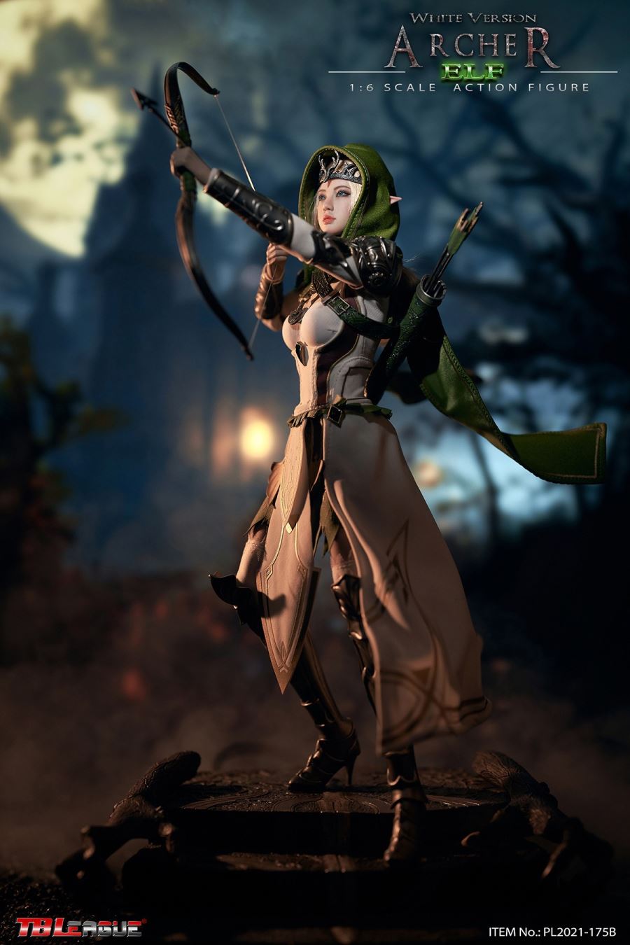 Elf Archer (White) 1/6