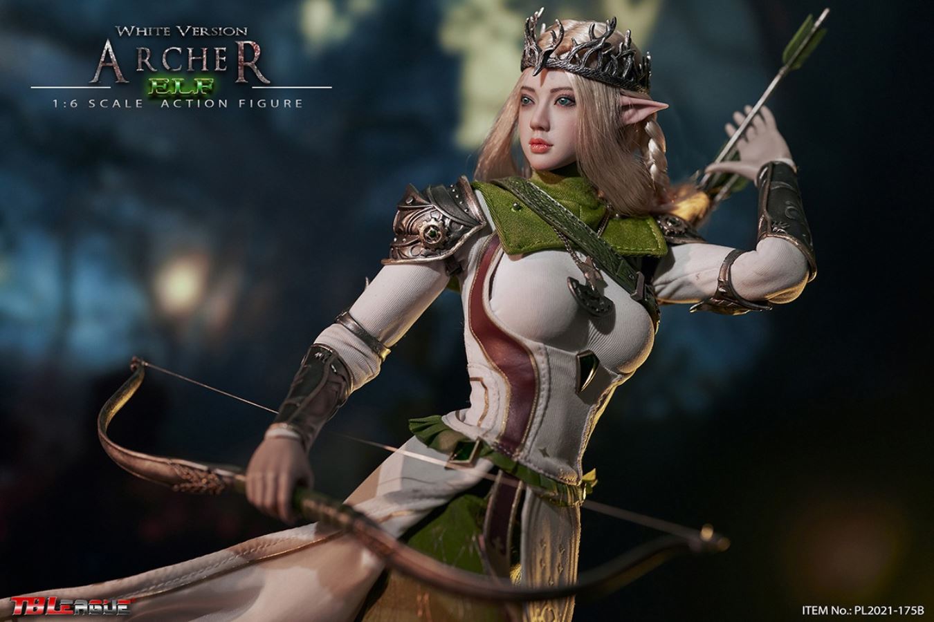 Elf Archer (White) 1/6