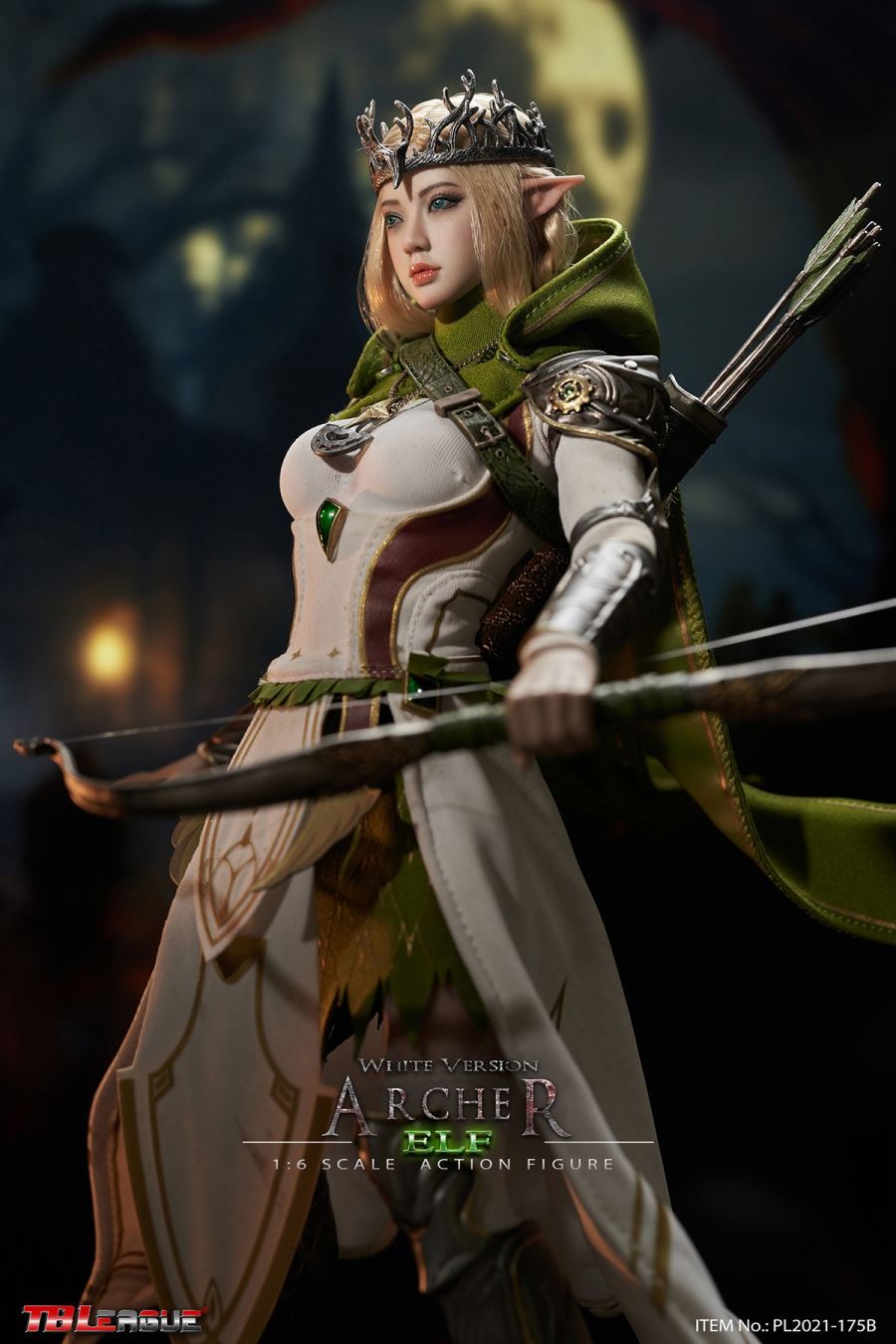 Elf Archer (White) 1/6