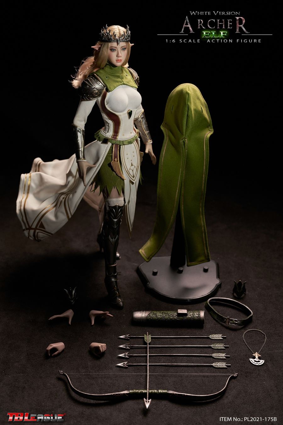 Elf Archer (White) 1/6