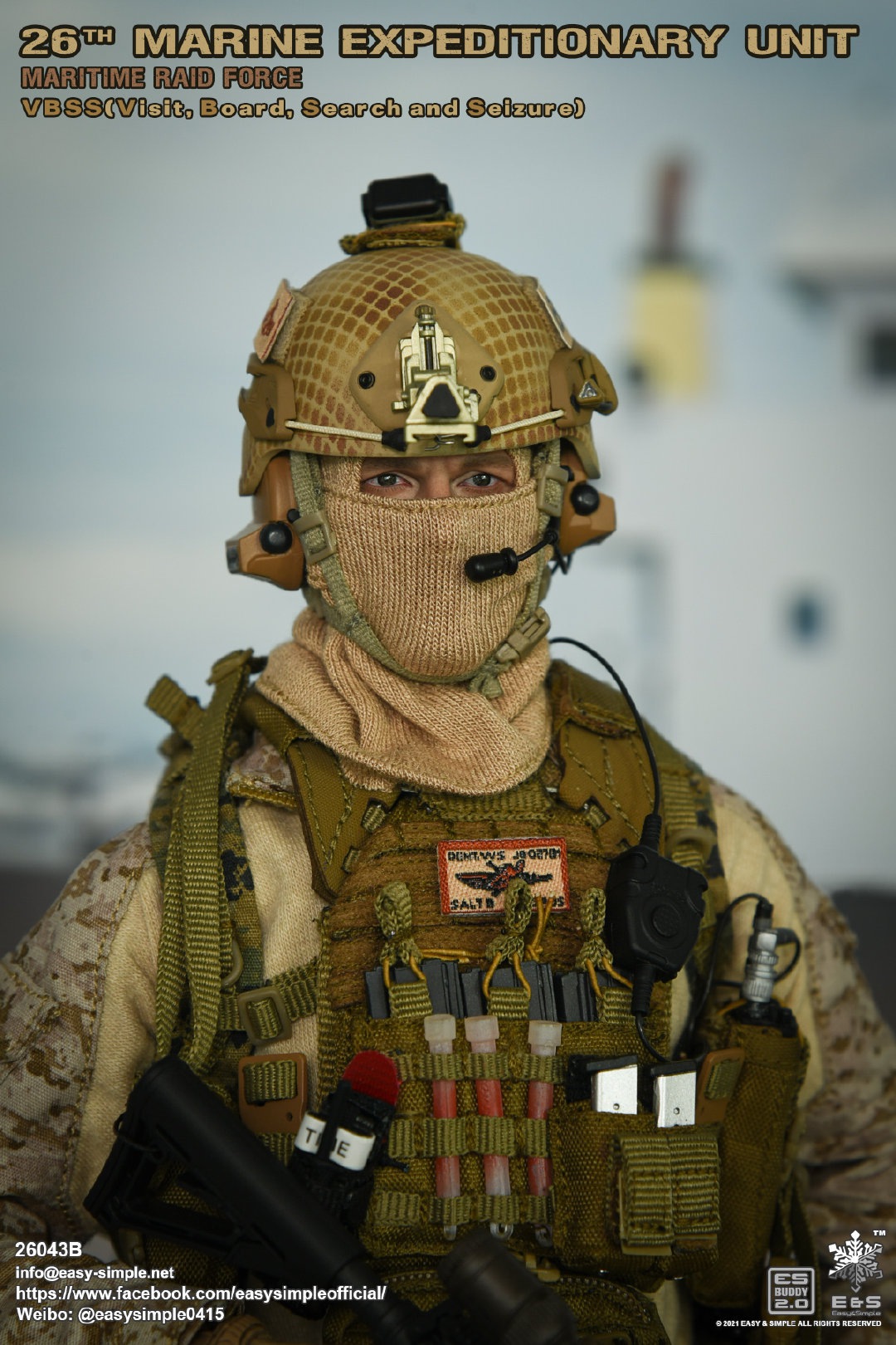 Marine Corps 26th Marine Assault Team VBSS 1/6