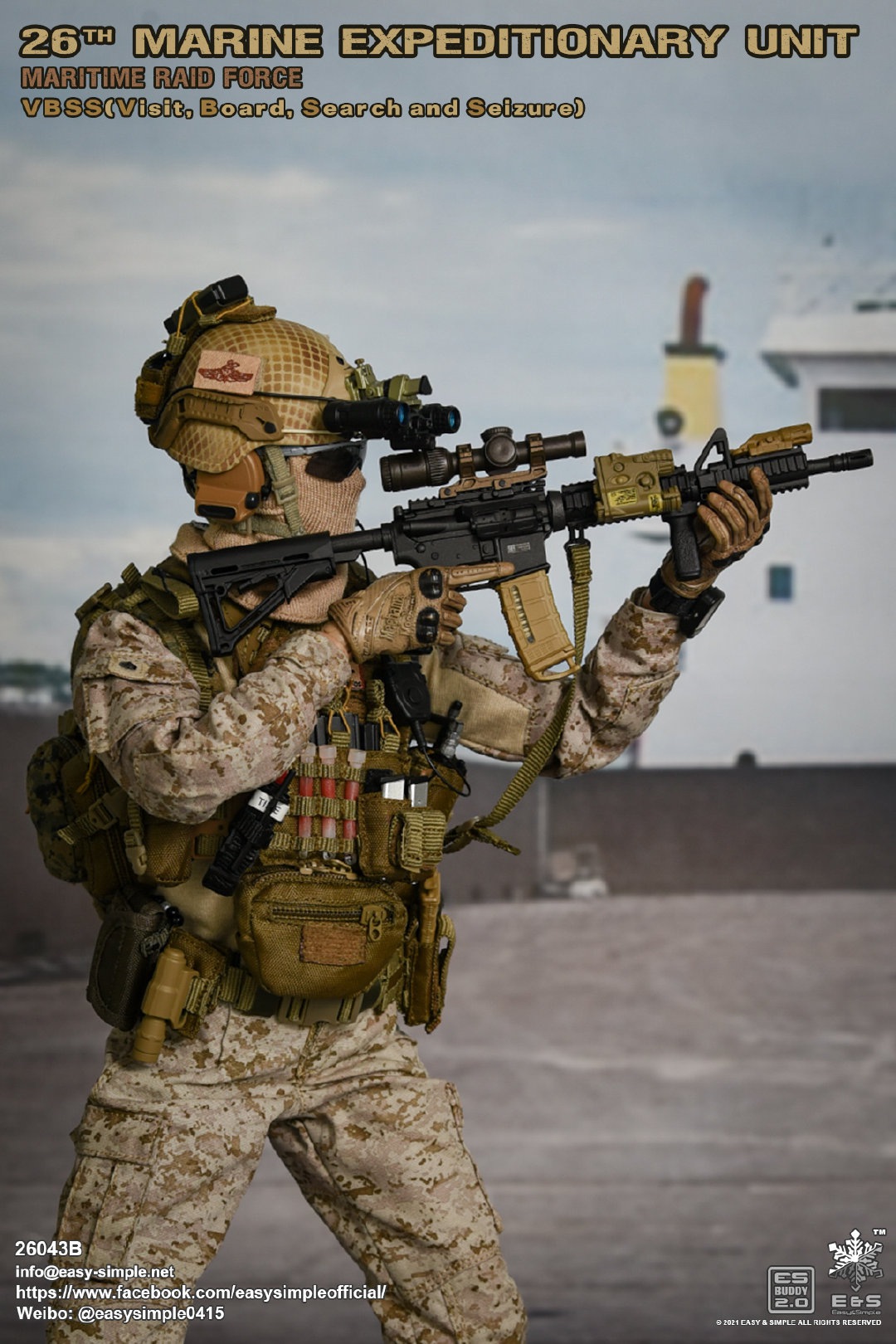 Marine Corps 26th Marine Assault Team VBSS 1/6