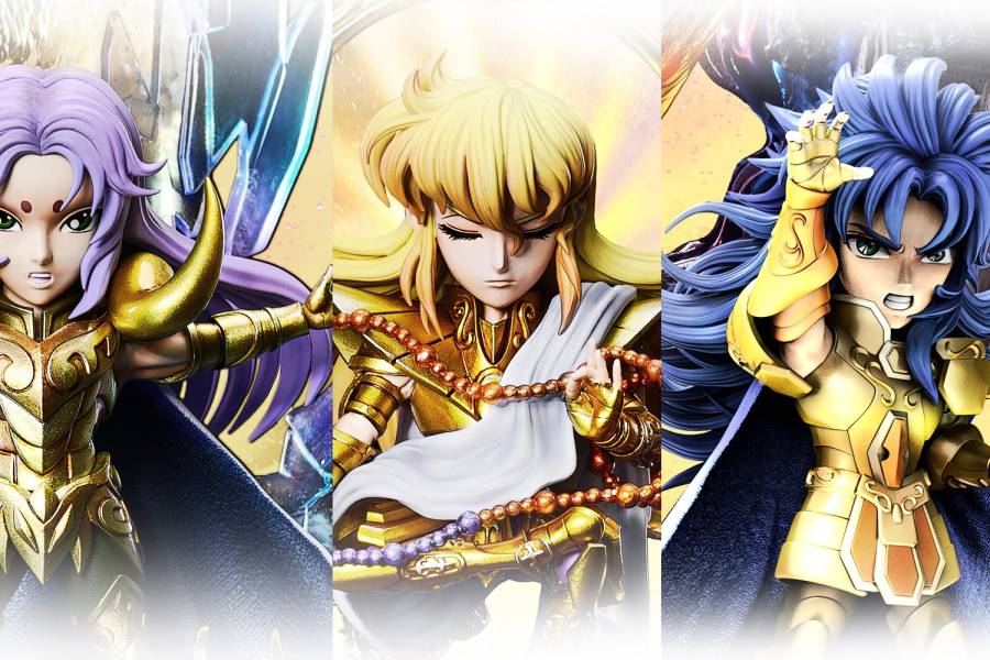 Saint Seiya Virgo & Gemini & Aries