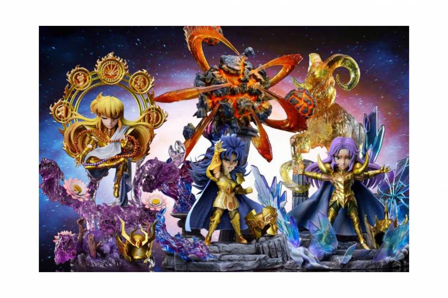 Saint Seiya Virgo & Gemini & Aries