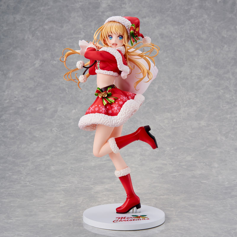 Morikura En's Illustration Santa Girl