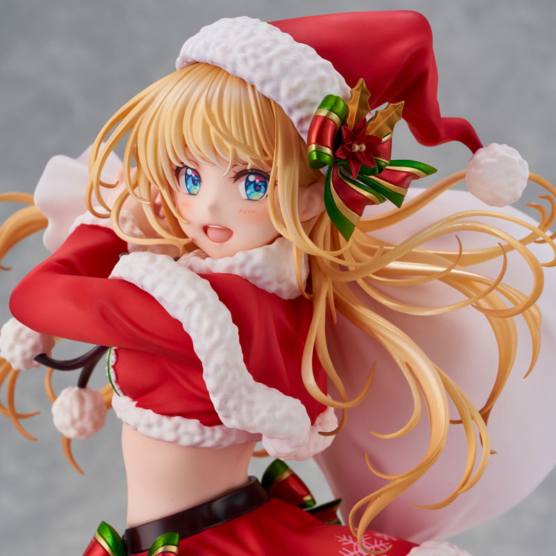Morikura En's Illustration Santa Girl
