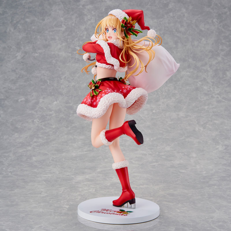Morikura En's Illustration Santa Girl