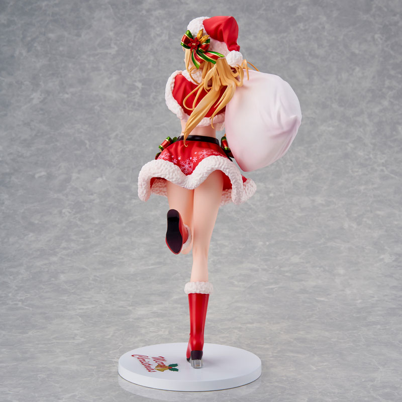 Morikura En's Illustration Santa Girl