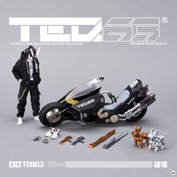 TEQ63 Moto 1/12 Action Figure