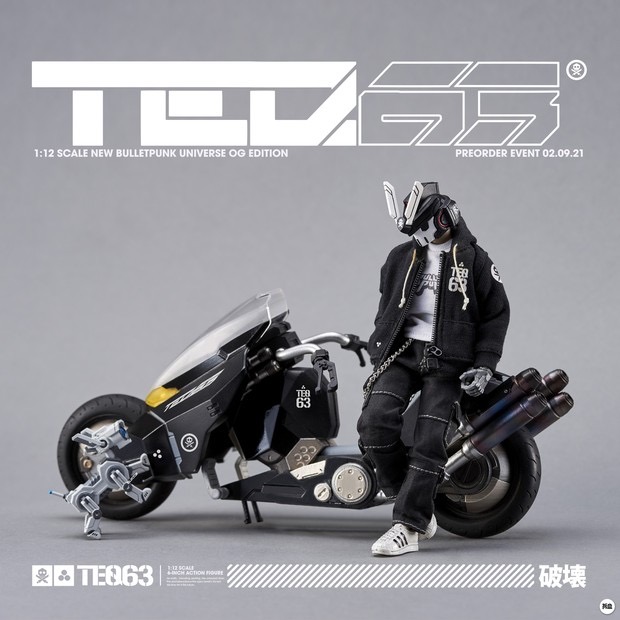 TEQ63 Moto 1/12 Action Figure