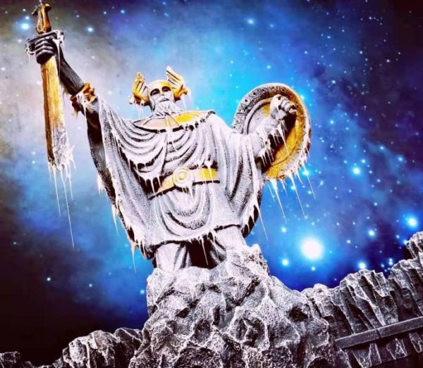 Saint Seiya Odin Statue