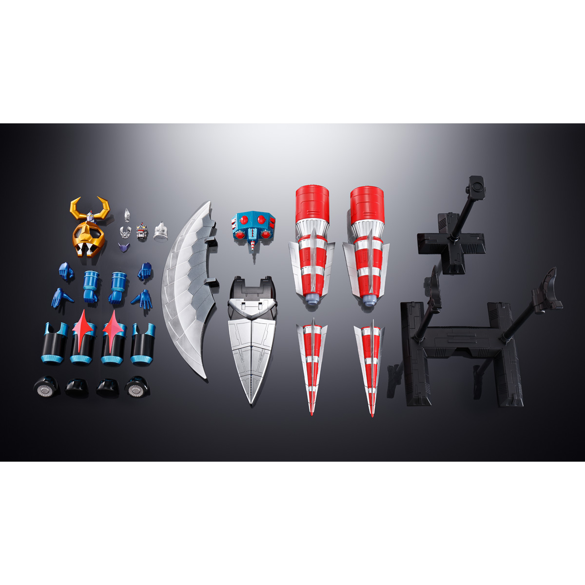 DX Chogokin Soul GX-100X Gaiking & Ozora Demon Dragon Enhanced Option Set