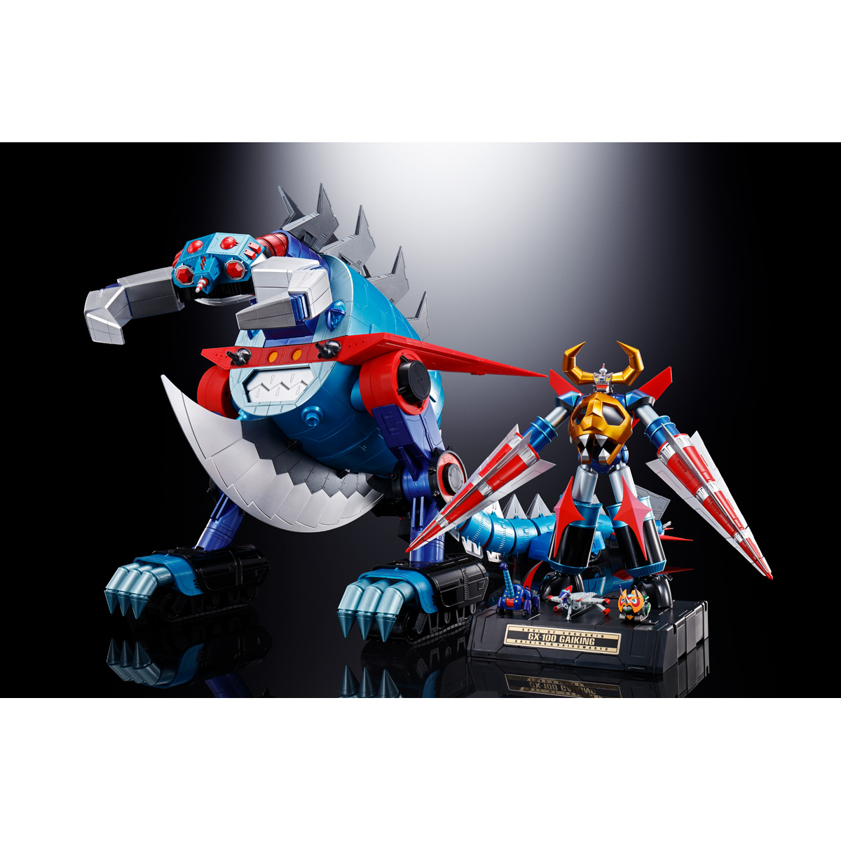 DX Chogokin Soul GX-100X Gaiking & Ozora Demon Dragon Enhanced Option Set