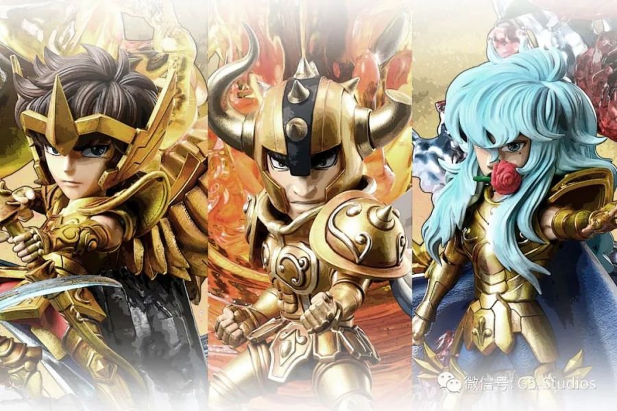 Sagittarius & Taurus & Pisces - Saint Seiya