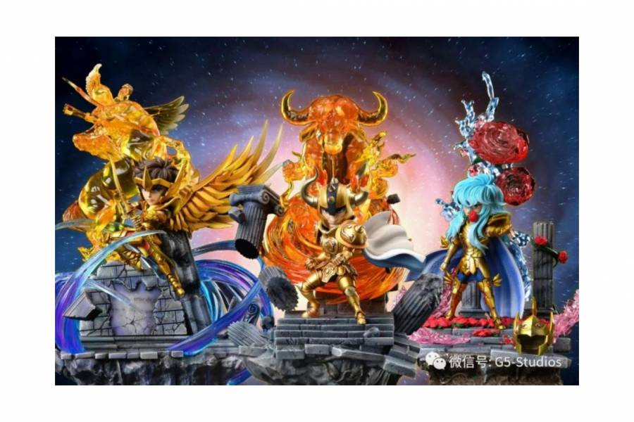 Sagittarius & Taurus & Pisces - Saint Seiya