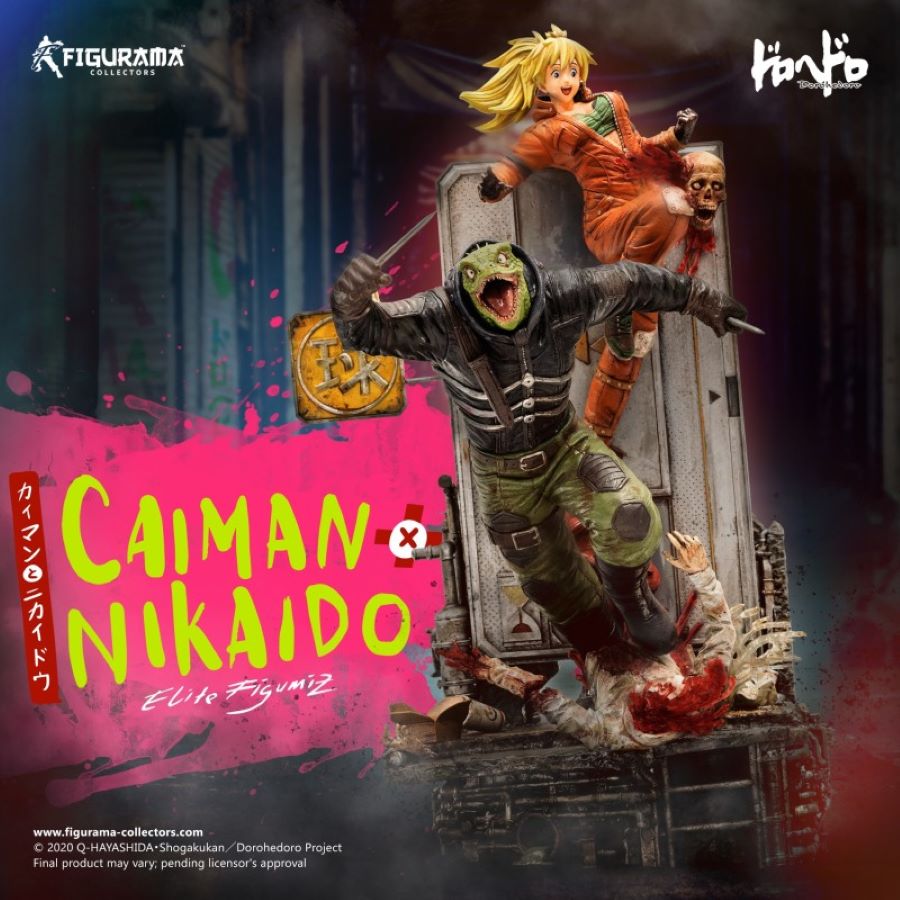 DOROHEDORO: CAIMAN & NIKAIDO ELITE FIGUMIZ STATUE