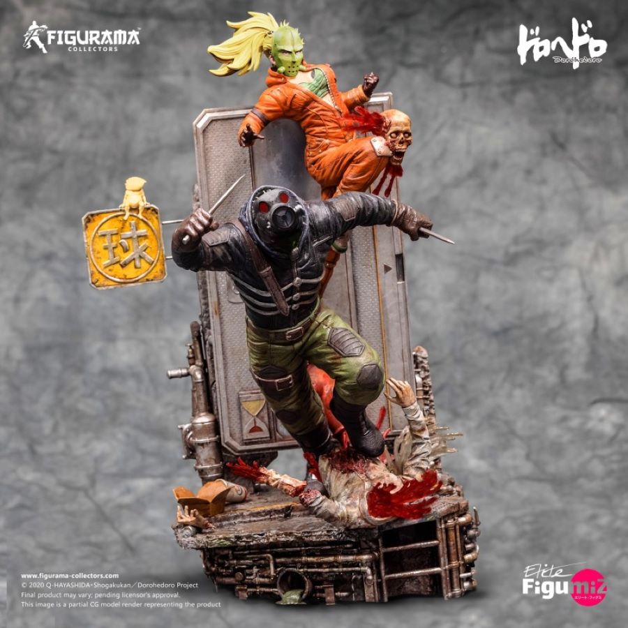 DOROHEDORO: CAIMAN & NIKAIDO ELITE FIGUMIZ STATUE