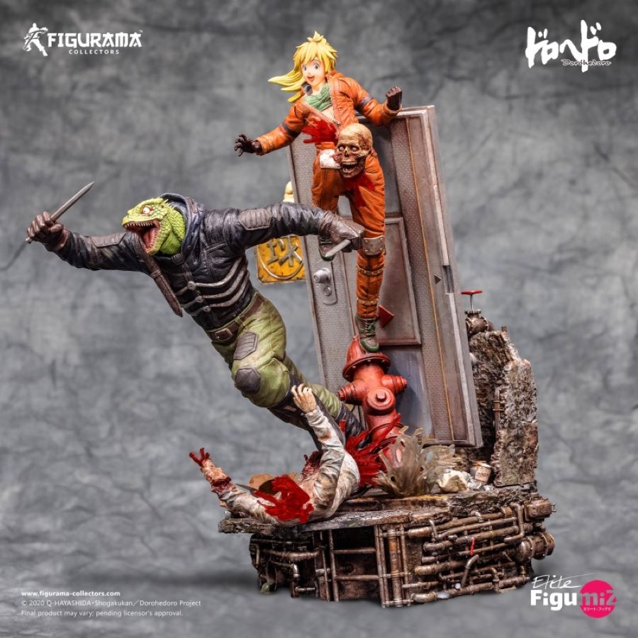 DOROHEDORO: CAIMAN & NIKAIDO ELITE FIGUMIZ STATUE