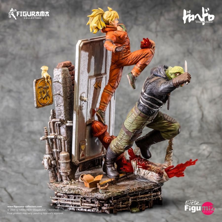DOROHEDORO: CAIMAN & NIKAIDO ELITE FIGUMIZ STATUE