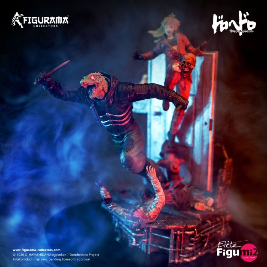 DOROHEDORO: CAIMAN & NIKAIDO ELITE FIGUMIZ STATUE