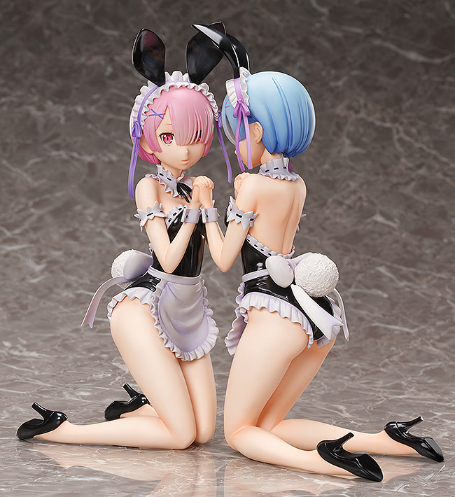 B-STYLE - Re:ZERO -Starting Life in Another World-: Ram Bare Leg Bunny Ver. 1/4