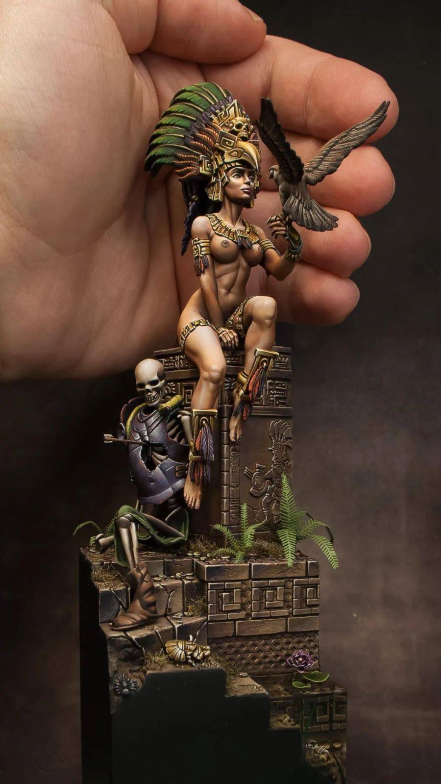 Aztec Witch 75mm Statue