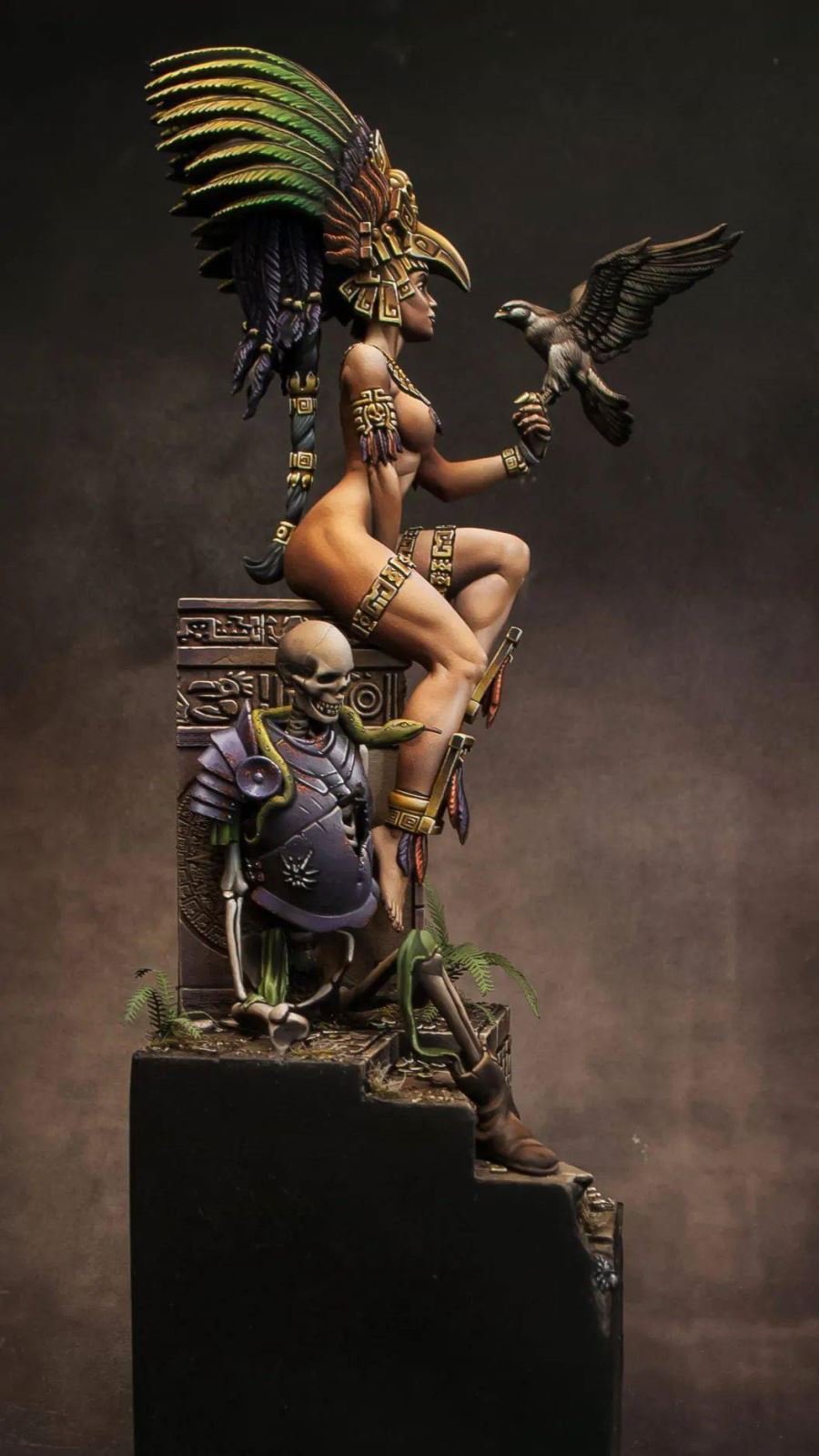 Aztec Witch 75mm Statue