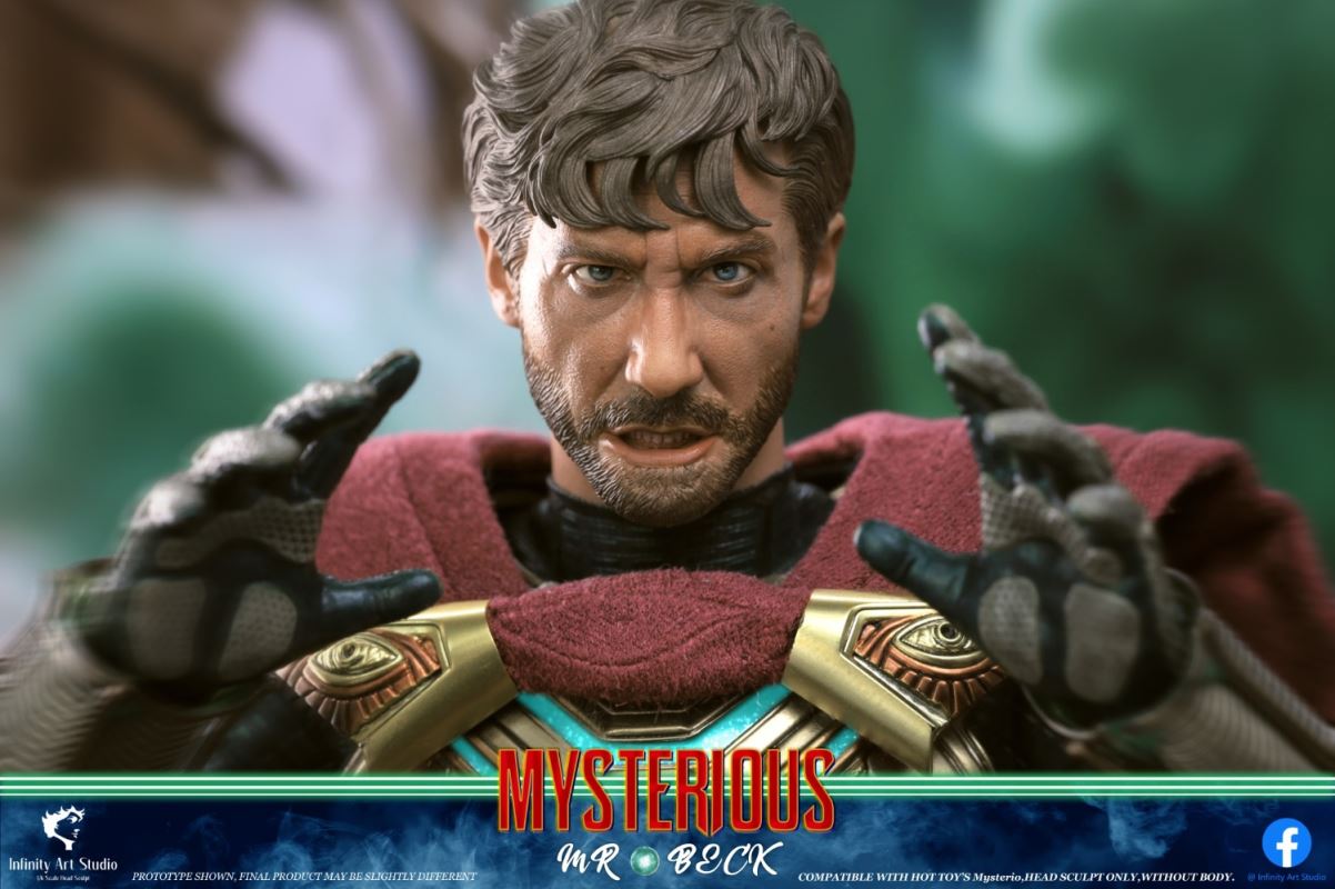 Baker battle version head carving HS02 1/6