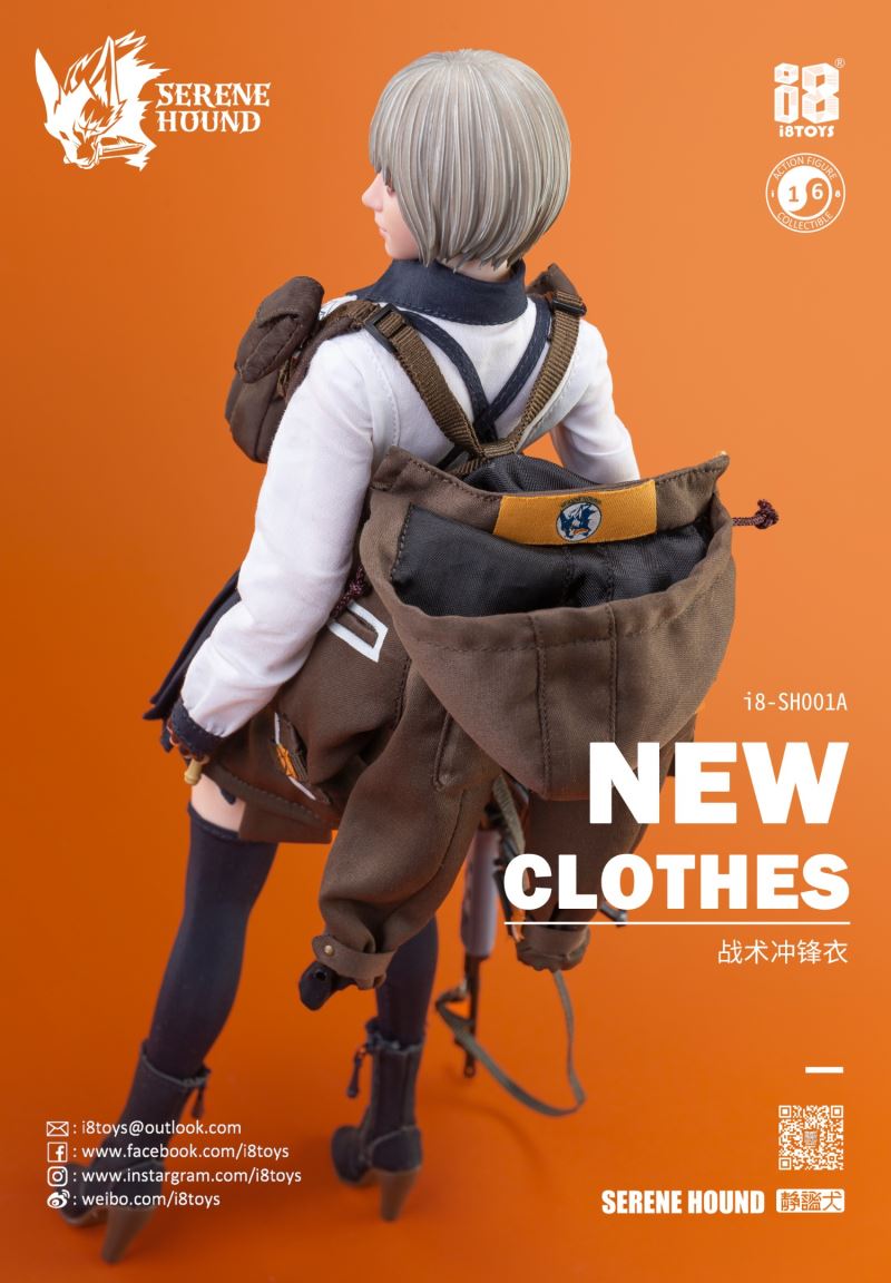 Quiet Dog Wardrobe-Tactical Jacket 1/6