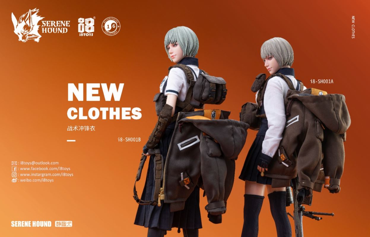 Quiet Dog Wardrobe-Tactical Jacket 1/6