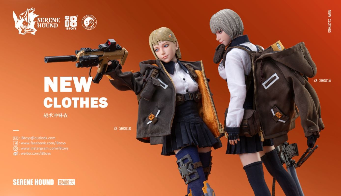 Quiet Dog Wardrobe-Tactical Jacket 1/6