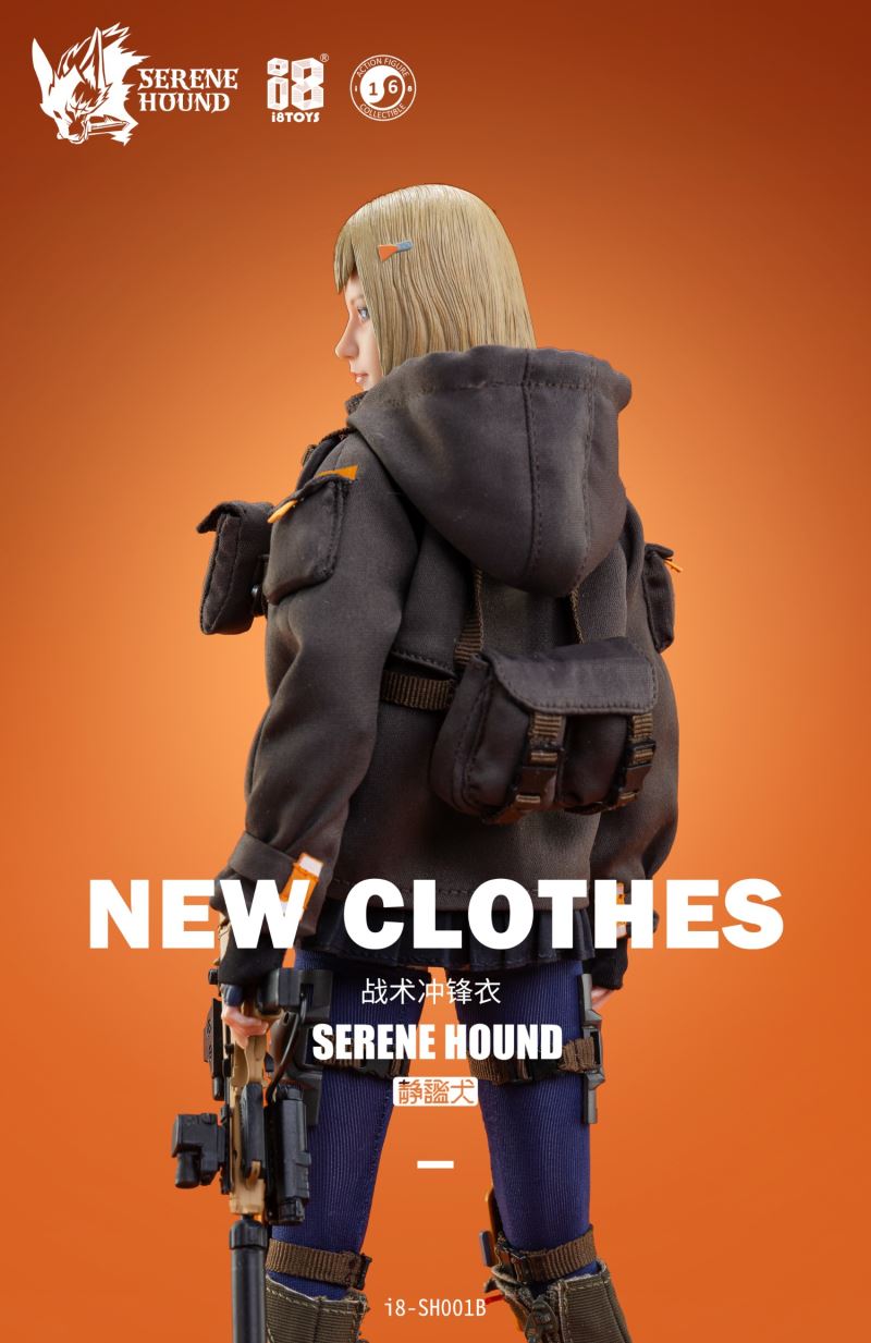 Quiet Dog Wardrobe-Tactical Jacket 1/6