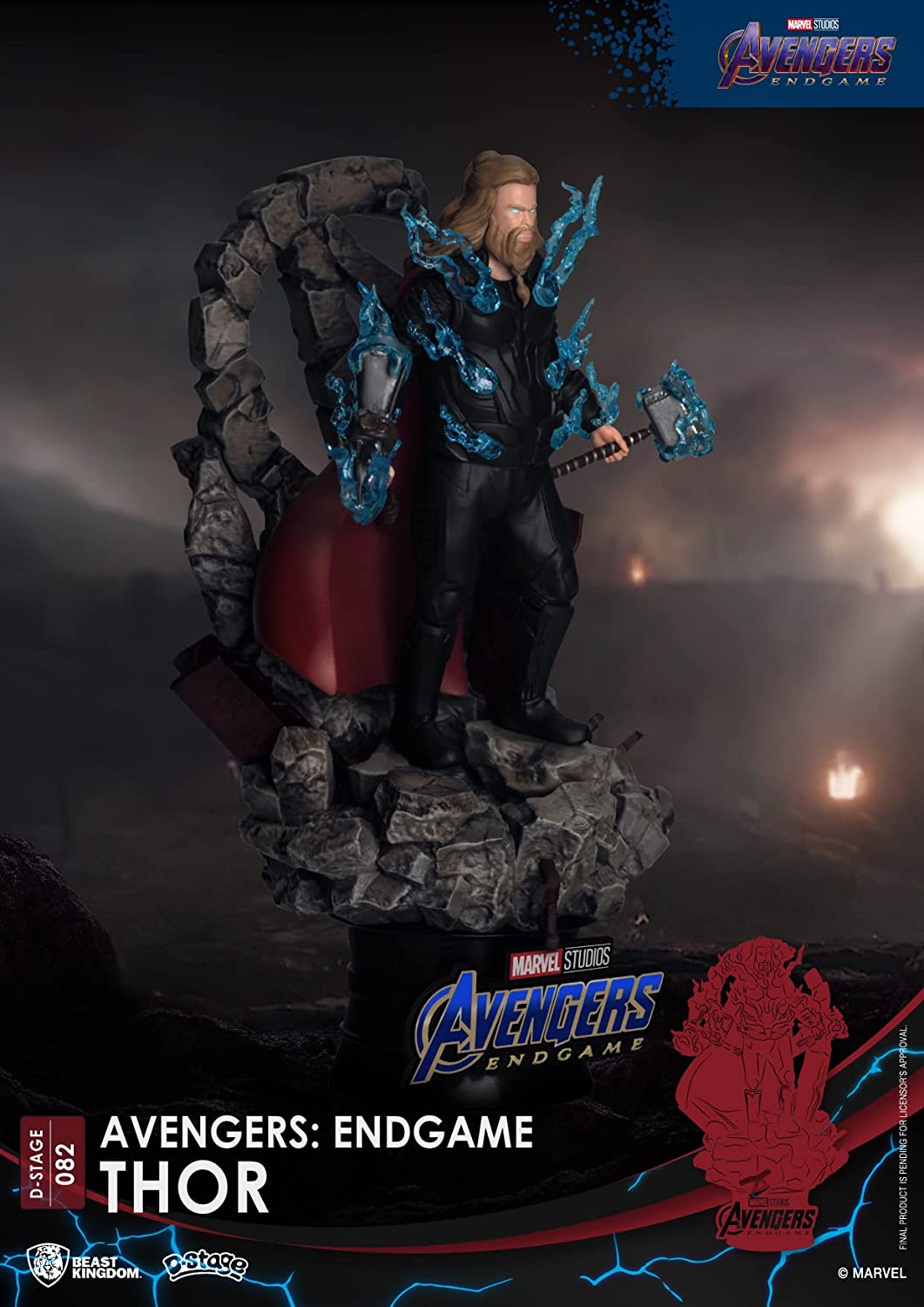 D Stage Avengers / Endgame Thor # 082 Non-scale Figure