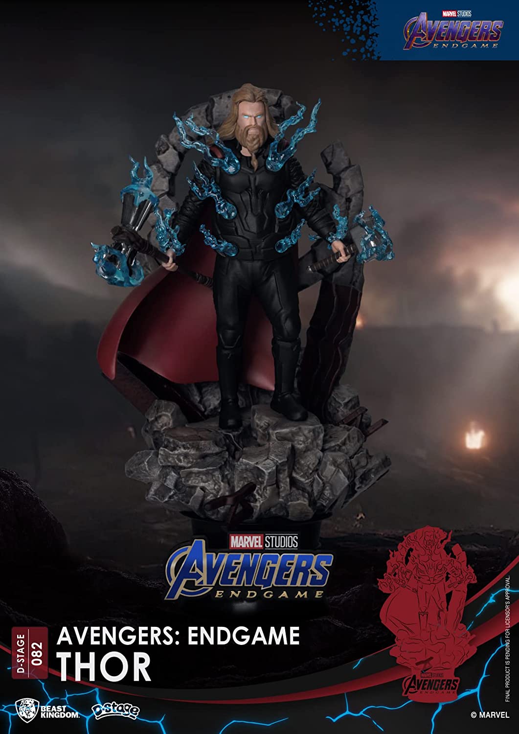 D Stage Avengers / Endgame Thor # 082 Non-scale Figure