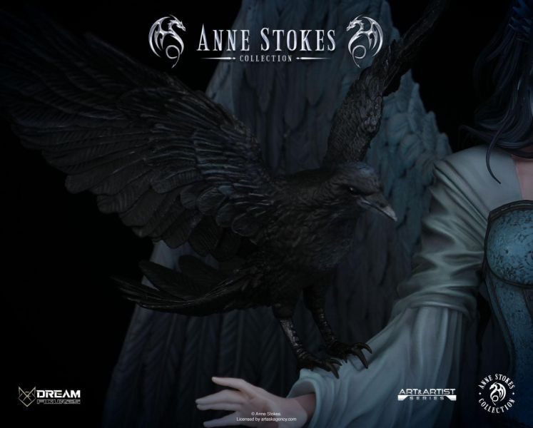 Anne Stokes Dark Angel Statue