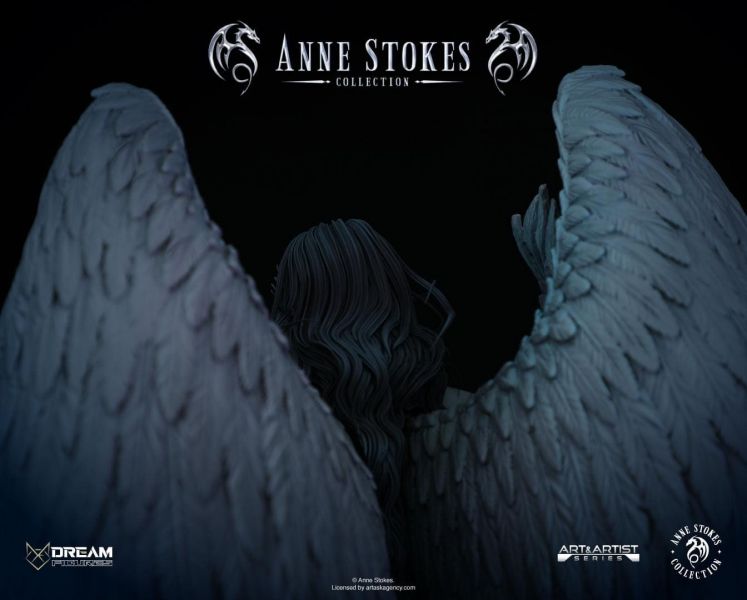 Anne Stokes Dark Angel Statue