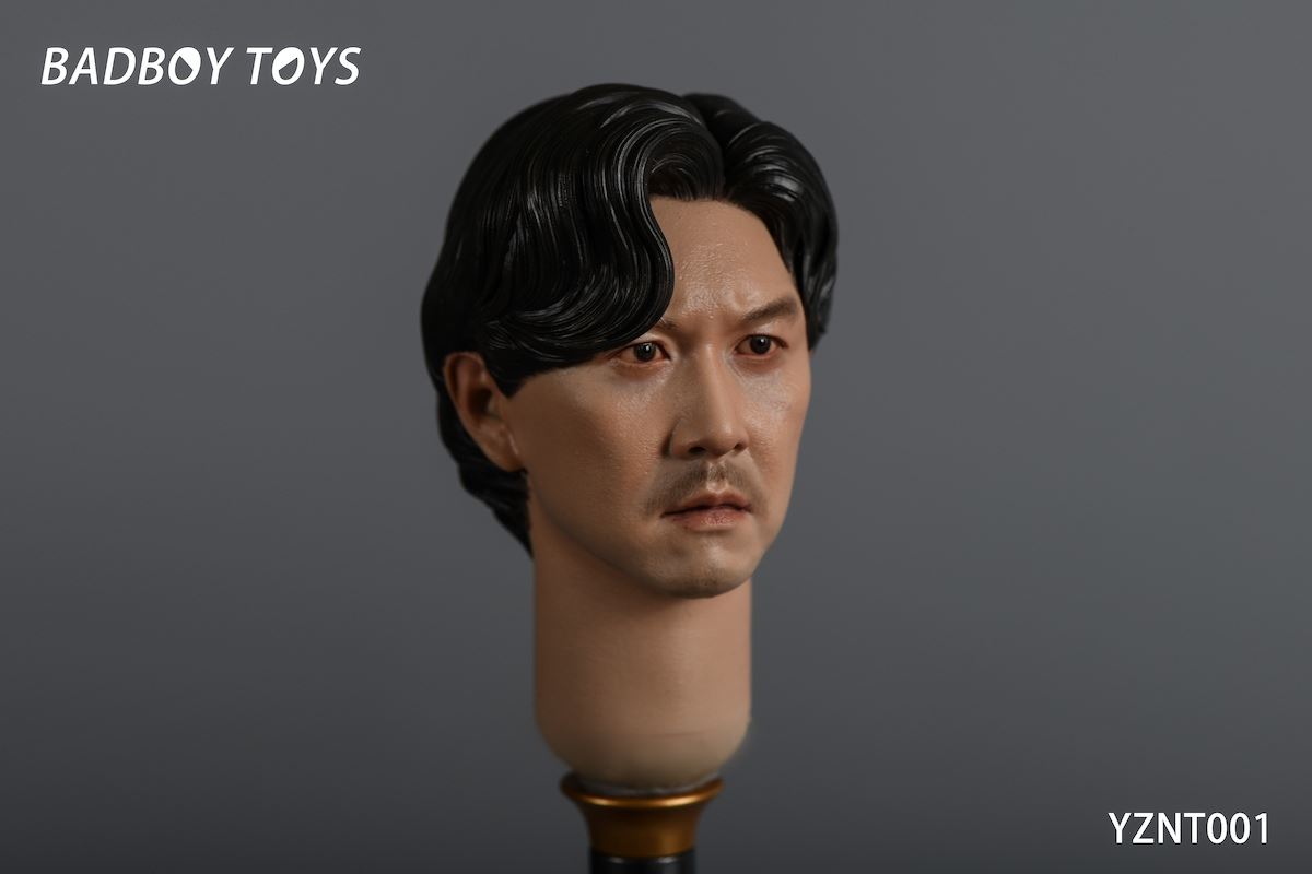 Asian Male Head Sculpture Lee Jung Jae 1/6