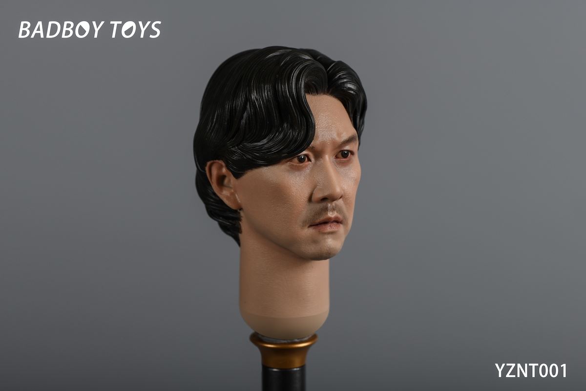 Asian Male Head Sculpture Lee Jung Jae 1/6