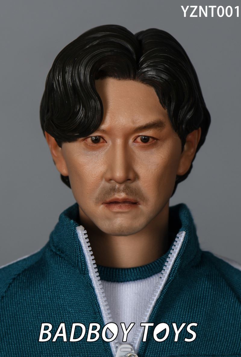 Asian Male Head Sculpture Lee Jung Jae 1/6