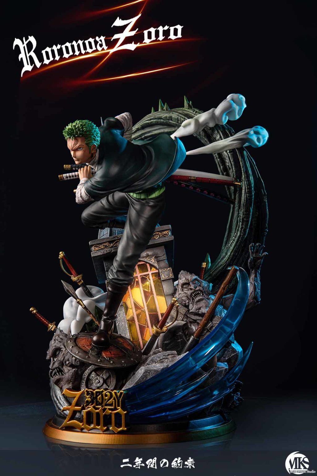 One Piece Roronoa Zoro Resin Statue