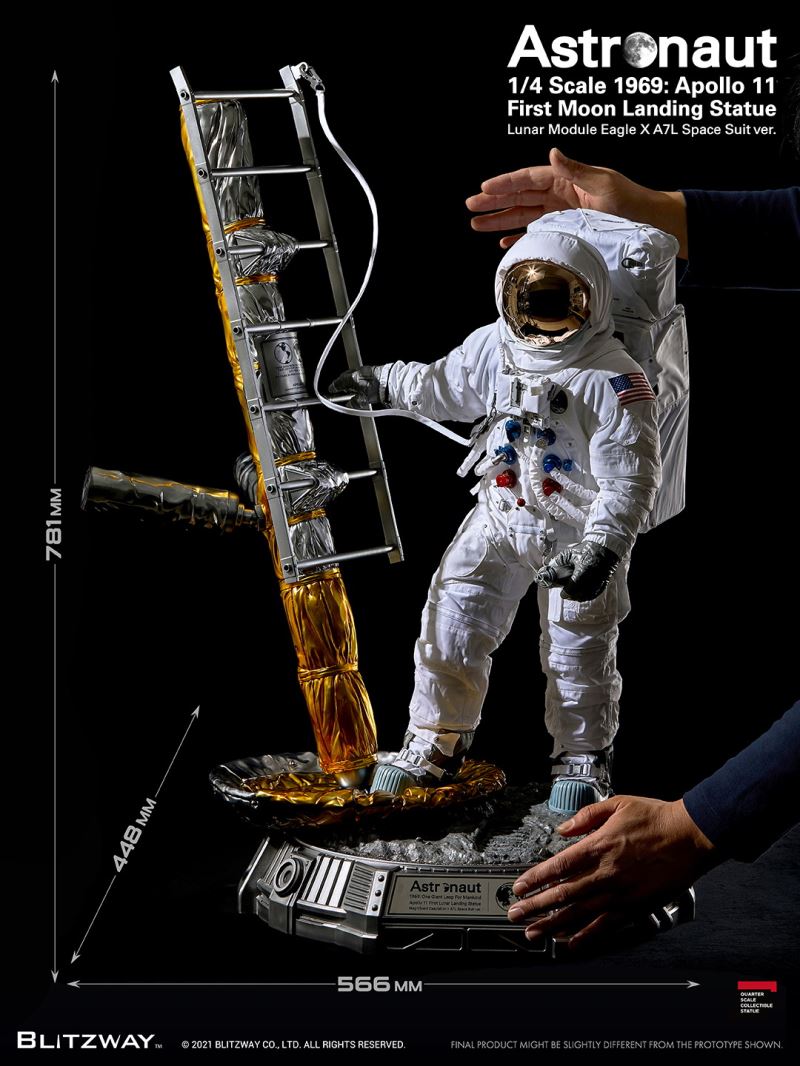ASTRONAUT 1/4 Scale 1969: Apollo 11