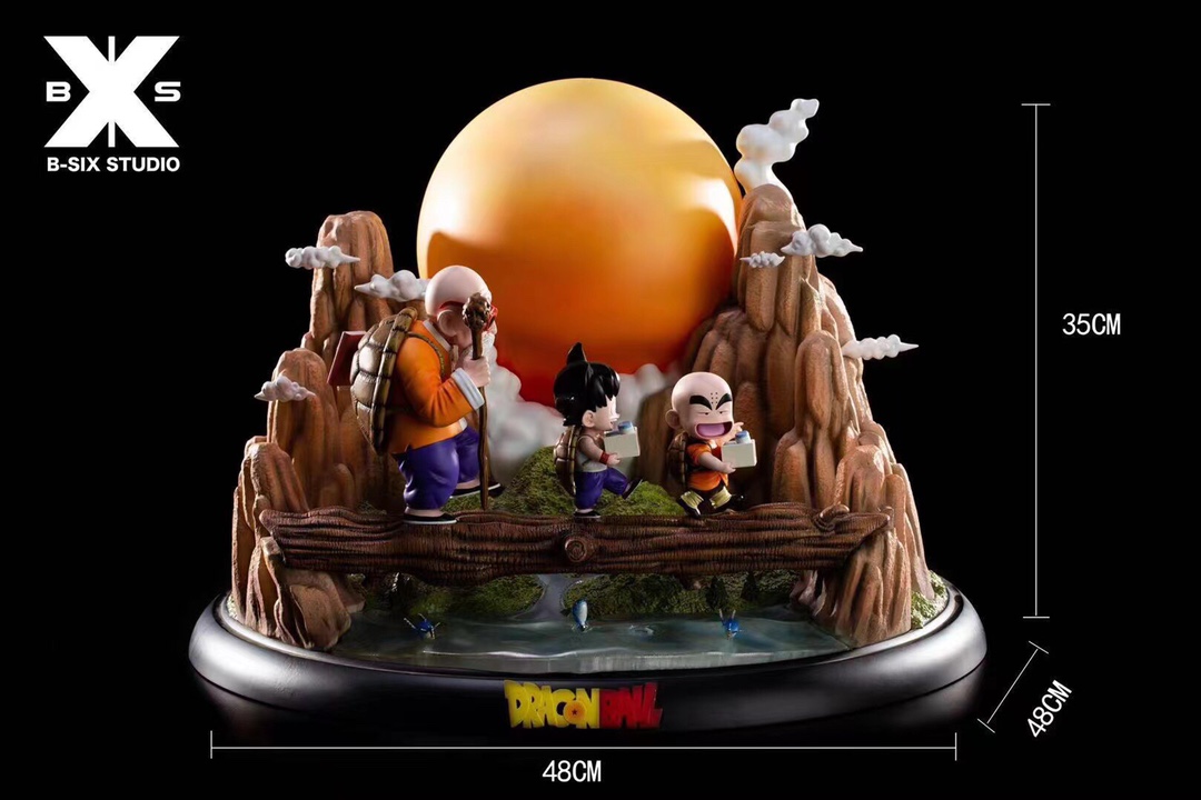 Master Roshi with Goku & Krillin - Dragon Ball