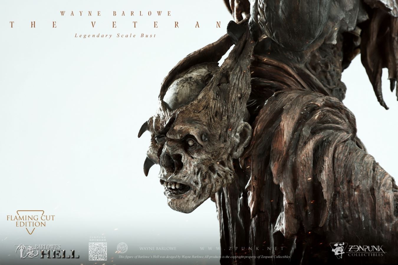 Barlowe's Hell - THE VETERAN Legendary Scale Bust FLAMING CUT EDITION & CENTURION EDITION