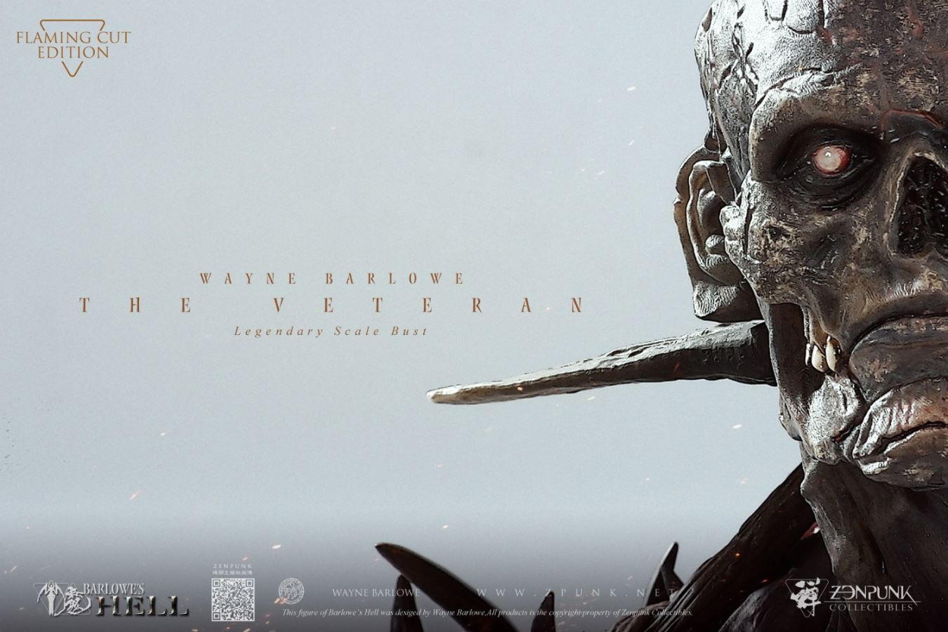 Barlowe's Hell - THE VETERAN Legendary Scale Bust FLAMING CUT EDITION & CENTURION EDITION